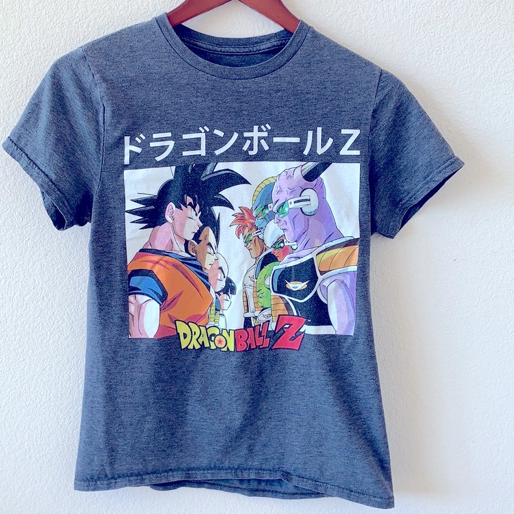 Dragon Ball Z soft grey tee sz mens S
